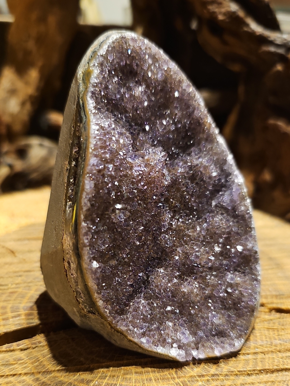 Natural Amethyst Cutbase Display - Picture 11 of 13